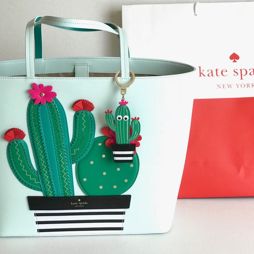Kate Spade Scenic Route Cactus Bag Charm - SOLD - Picture 4 of 4